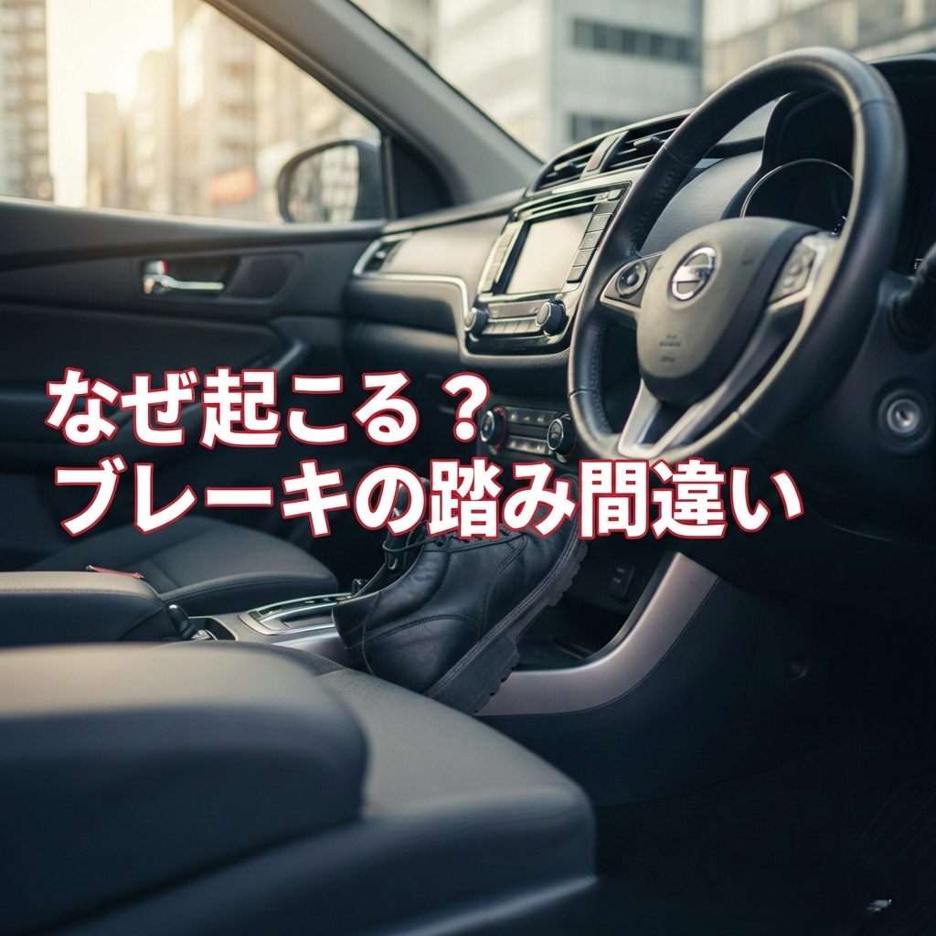 ブレーキの踏み間違いと対策